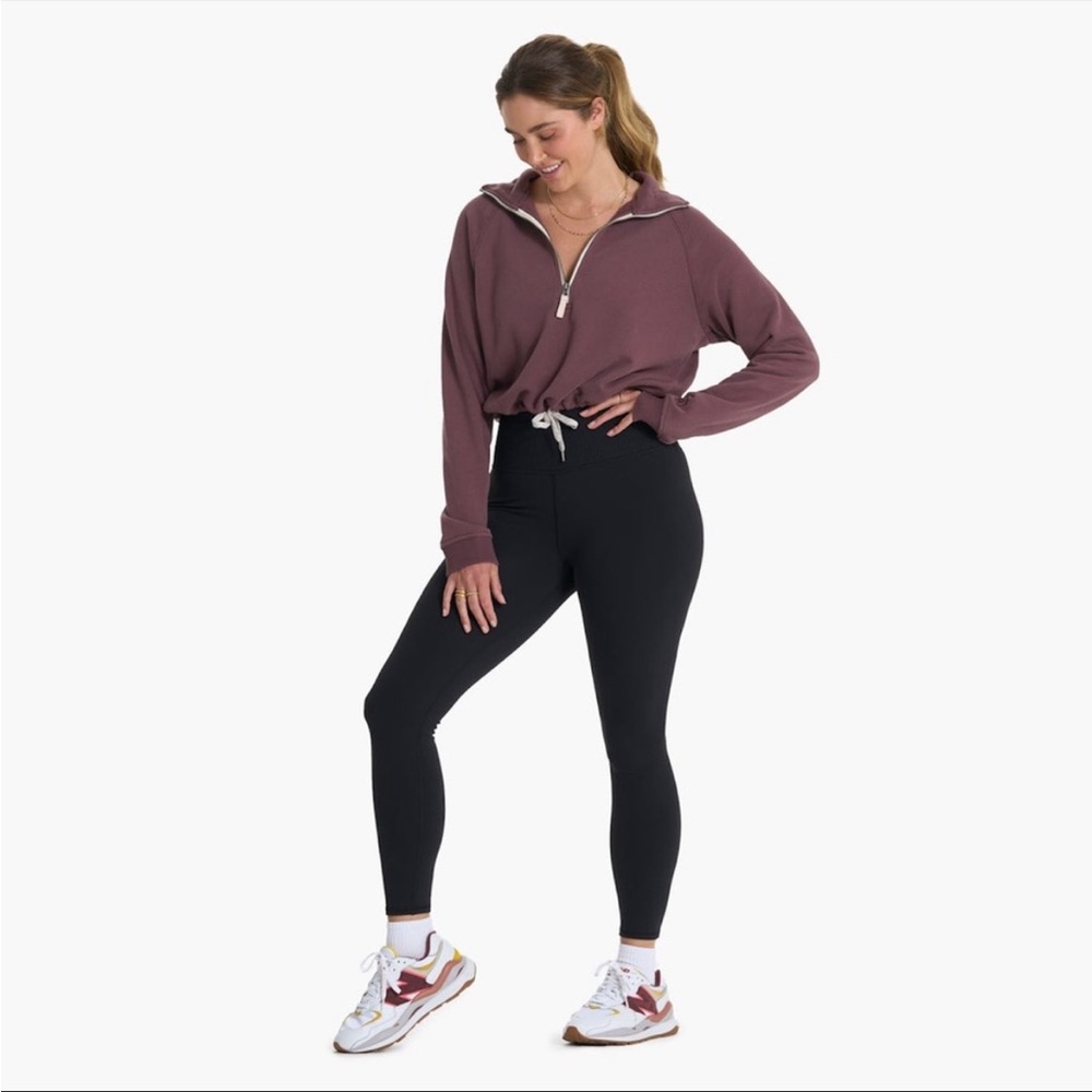 Vuori Rib Studio High Rise Leggings Black Size XS